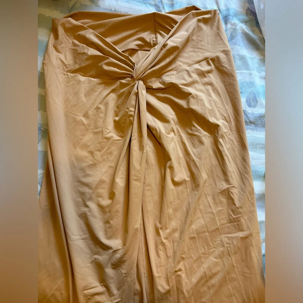 Skims Saragon swim ocher skirt NWT